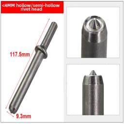 HIFESON 2/3/4/5/6/8MM Pneumatic Rivet Head Semi-Hollow Solid Rivet Head Pneumatic Hammer Traffic Advertising Sign Rivet Head