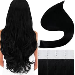 Full Shine Tape in Human Hair Extensions 20pcs Adhesive Skin Weft Pure Solid Color Glue on Woman Hair Machine Made Remy