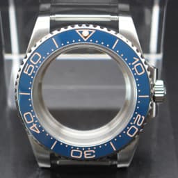 40mm Cases Men's Watch Ceramic Bezel Sapphire Glass Fit NH35 NH36 ETA 2824 Miyota 8215 Movement 28.5mm Dial Submariner Parts