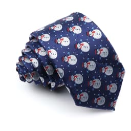 Christmas Ties For Men Red Green Blue Printed Festival Theme Party Gift Xmas Tree Santa Snowflake Slim Necktie For Man Accessori