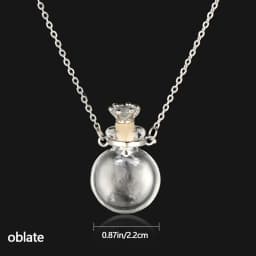 New Glaze Vial Necklace Openable Water Drop Heart Shape Perfume Bottle Pendant Steel Chain Necklace Oil Diffuser Vial Jewelry