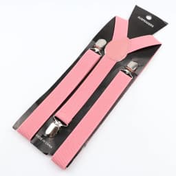 Hot Deals Solid Color Elastic Leather Suspenders Men Women Classic Adjustable Straps For Shirt Pants Skirts Wedding Accessories