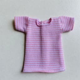 1pcs Blyth Doll Clothes, Pure Cotton Stripe T-Shirt for Azone OB24 Pullip Blyth 1/6 Doll Clothes Accessories for Dolls