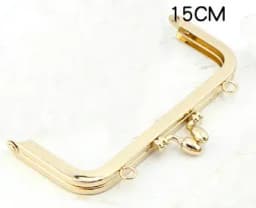 Buds head delicate No hole screw purse frame 10/12.5/15/18/20CM golden DIY Handmade kiss lock bag coin purse