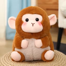 18-40cm Ball Shape Animals Stuffed Cartoon Bunny Pink Pig Monkey Elephant Penguin Hug Cuddly Plushies Toys Ferry Plush Soft Doll