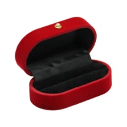 1 Pc Portable Double Rings Box Display Jewelry Gift Holder Wedding Engagement Ring Case Organizer for Women