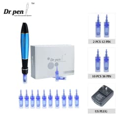 Dr Pen Ultima A1 Microneedling Professional Derma Pen A1 Wireless Button 5 Levels Adjustment Scars Stretch Marks Helpful