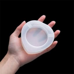 1Pcs Ashtray Casting Silicone Mold Crystal Transparent Epoxy Resin Mold for DIY Craft Jewelry Making Decoration Accessories Tool