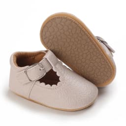 Comfortable Infant First Walkers Casual Crib Shoes Soft Rubber Sole Daily Wear For Newborn Boys Girls 0-18M