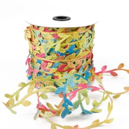 10m Leaf Artificial Flower Green Leaves Ivy Vine Ribbon For Home Wedding Decoration DIY Wreath Scrapbooking Craft Fake Flower
