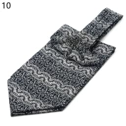 Men Vintage Polka Dot Wedding Formal Cravat Ascot Self British Style Gentleman Polyester Silk Paisley Neck Tie Suit Wedding