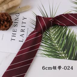 New Geometric Striped Plaid Men's Tie Red Blue Grey Classic Neck Ties Leisure Business Wedding High Quality 6cm Skinny Necktie