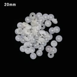 50sets 15/20/25/30/35/45mm White Plastic DIY Doll Joints Teddy Bear Making Crafts Kids Toy Dolls Accessories For Child Toys