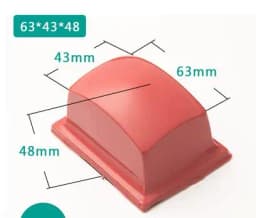 Free Ship One 50 Hardness Pad Printing Rubber Head Coding Machine Silicane Gel Product Customized Material