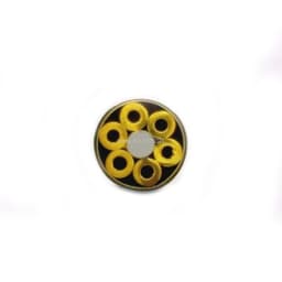 4mm diameter DIY Knife shank Mosaics Pin Rivets 9cm length nail Brass tube+steel tube #402