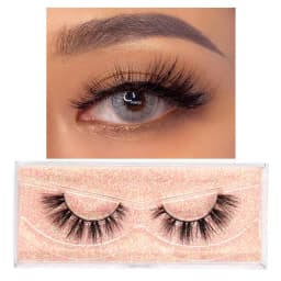 FOXESJI Lashes 3D Mink Eyelashes Natural Long Fluffy Dramatic Strip Eye Lashes Eyelash Extension Soft False Eyelashes Makeup