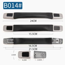 SUZAOZHE Suitcase Luggage Replacement Handle Travel Suitcase Handle Strap Factory Replacement Zinc Alloy Grip Carry Grip