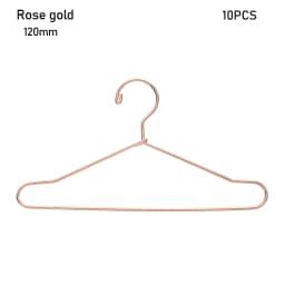 10pcs Cute Doll Hangers Rack Metal Mini Hanger For Dolls Accessories For Doll Wardrobe Coat Dress Clothes Dollhouse Toy