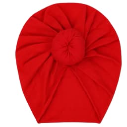 Solid Cotton Donuts Baby Boy Girls Cap Hat 0-4T Sweet Newborn Skullies Beanies Soft Turban India Topknot Headwraps Accessories