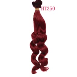 Russian Handmade Doll Hair 25 cm High Temperature Curly Hair for 1/3 1/4 1/6 BJD DIY Curly Doll Wigs Tree