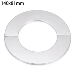 1Pcs Stainless Steel Water Pipe Wall Covers Self-Adhesive Shower Faucet Decorative Cover Chrome Finish Bathroom Accessories