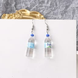 Yungqi Fashion Resin Beer Bottle Earring Creative Simulation of Mineral Bottles Earrings Cute Handmade Earrings Womens Jewelry