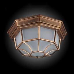 Rustic Frosted Glass Shade Outdoor Ceiling Lights Yard Balcony Garden Flush Ceiling Lamp Europe Style Exterior IP65