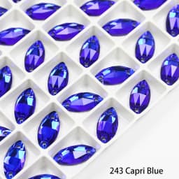 Horse EyeSewing Gems AB Flatback Rhinestones Glitter Sew On Crystals Stones Navette K5 Glass Strass For DIY Clothes Crafts