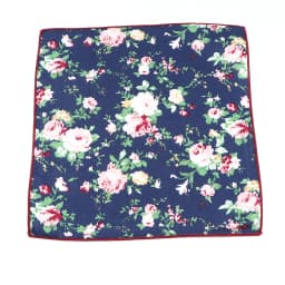 New Floral Pocket Square Gift Set Handkerchief 100% Cotton Hankie Printing Women&Men Casual Party Gift Tuxedo Bow Tie Accessory