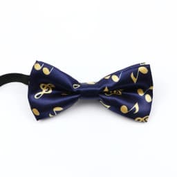 Men's Music Theme Bow Ties Polyester Parent-Child Bowtie Set Piano Stave Guitar Star Pattern Mens Party Prom Cravat Accessory
