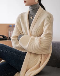LMQ NEW 2020 Fall Winter Women Long Warm Wild Loose Knitted Cardigan Ladies Elegant Oversize Sweaters Fashion Thick Coat