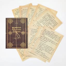 10pcs/pack Large Size Medieval Vintage material Paper Dairy DIY Scrapbooking Album Decoration Paper Office Supplies