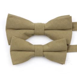 Pink Orange Sage Green Solid Color Bowtie Set For Men Women Boy Girl Classic Cute Parent-Child Daily Wear Cravat Gift Accessory