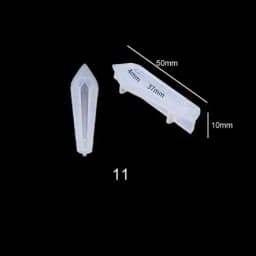 Quartz Shard Crystal Silicone Mold Point Mould Epoxy Resin UV Resin Craft Supplies UV Resin Epoxy Mold DIY Jewelry Pendant