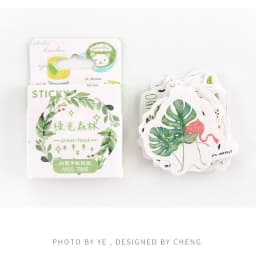 46pcs/box Cute Girls' Generation Diary Stickers Scrapbook Journal Decoration Stationery Flakes DIY Material Kawaii Stickers