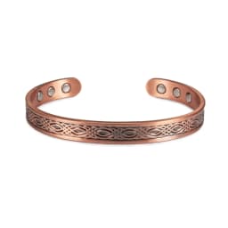 Pure Copper Magnetic Bracelet Benefits 8.3mm Adjustable Cuff High Magnet Bangles Arthritis Pain Relief Energy Jewelry Female