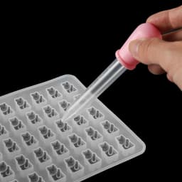 Cartoon Bear Silicone Mold Gummy Bear Shape Mould Epoxy Resin Jewelry Making Crafts Tool for Earrings Necklace Keychain Pendants