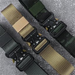 Plus Size 150 170cm Men's Belt Army Outdoor Hunting Tactical Multi Function Combat Survival Marine Corps Canvas Nylon Belts