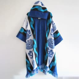 Spring Autumn Men Poncho Shawl Jackets Retro National Pattern Printed Knitting Women Hooded Coats Ladies Sleeveless Cape Outwear