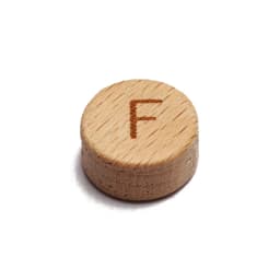 20Pcs/lot 10 15mm Mixed Letter Beech Wood Beads Round Flat Alphabet Loose Spacer Beads For Jewelry Making Handmade Diy Bracelet