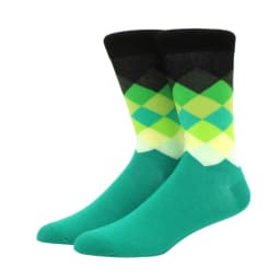 Male Tide Brand men cotton Socks Gradient Color summer Style long wedding sock Men's High Funny Happy Business Socks man sox