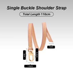 WUTA Detachable Handle Replacement Real Leather Bag Shoulder Strap for LV Pochette Handbag Vachetta Leather Straps Accessories