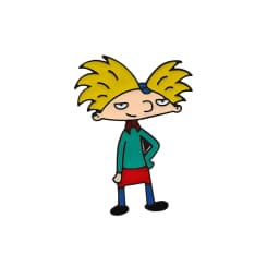 Fun Anime Arnold Brooches Pins Cartoon Cool Boy Enamel Pin TV Show Collection Badges Clothes Lapel Jewelry Gift for Friends Kids