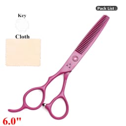 5.5 6.0 Hair Scissors For Left Hand Japan 440C Professional Hairdressing Barbers Cutting Set Thinning Shears Hairdresser B8001