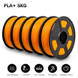 SUNLU PLA+ Filament 3D Printer Filamen PLA PLUS 1KG A Roll 1.75MM Filament Buy 4 Rolls Get 1 Roll Free Gift on 328 Live