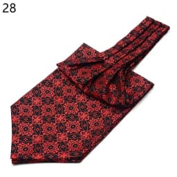 Men Vintage Polka Dot Wedding Formal Cravat Ascot Self British Style Gentleman Polyester Silk Paisley Neck Tie Suit Wedding