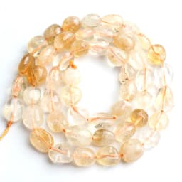 5-7mm Natural Stone Beads Citrines Amazonite Apatite Opal Irregular Loose Gems Beads for Jewelry Making Bulk DIY Bracelet 15''