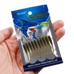 10pcs/lot Root Fishing Worm Soft Lure Artificial Silicone 0.3g/35mm Tail of needle Minnow Swimbait Jigging Pesca Bass Trout Bait