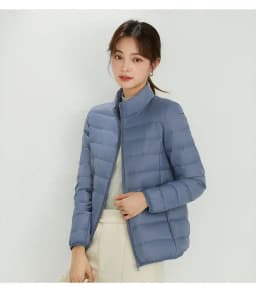 Women White Duck Down Jacket Winter Fall Female Ultra Light Down Jackets Slim Solid Long Sleeve Parkas Candy Color Zip Coat