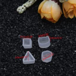 8 Pair UV Resin Silicone Molds DIY Crystal Epoxy Mold Small Earrings Stud Epoxy Resin Making Mould